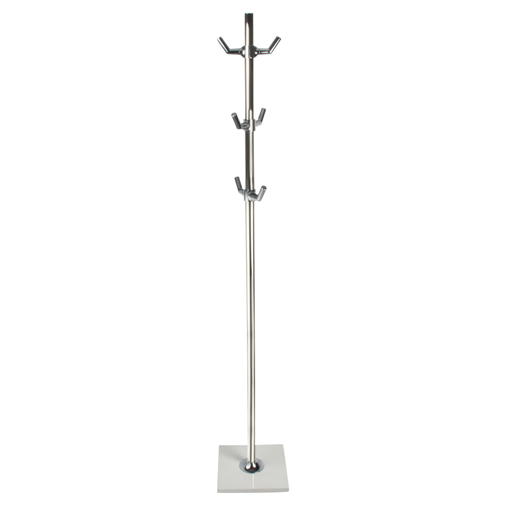 Cabideiro de piso Cromado Liso